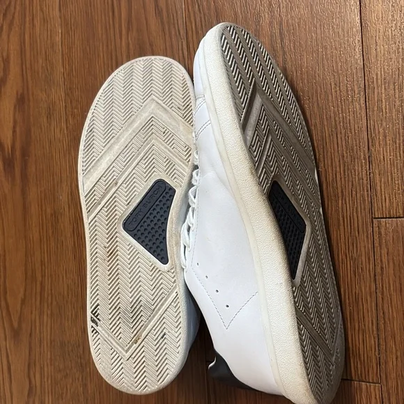 Tory Burch Leather Classic White Lace-Up Sneakers Size 8.5 - Picture 5 of 8